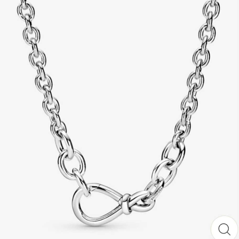 Pandora Silver Infinity Knot Necklace